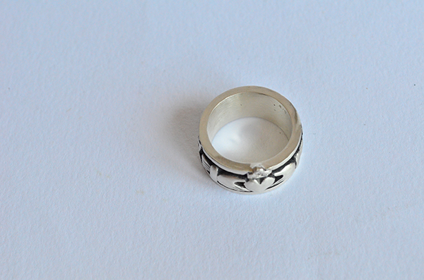 Claddagh  : anello da uomo in argento 925
